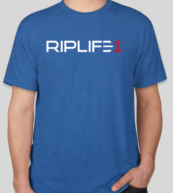 RIPLIFE1 - WORK HARD. PLAY HARD. NEVER STOP. NEVER QUIT. - UNISEX - RIPLIFE1